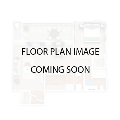 A placeholder image featuring a blurred floor plan with the words FLOOR PLAN IMAGE COMING SOON displayed in bold, black text across the center.